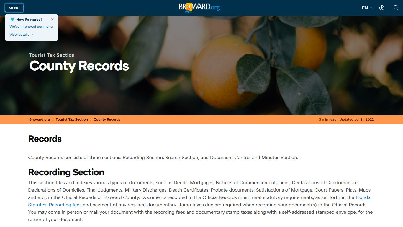 Records County Records - Broward County