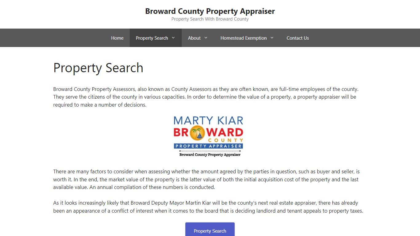 Property Search - Broward County Property Appraiser
