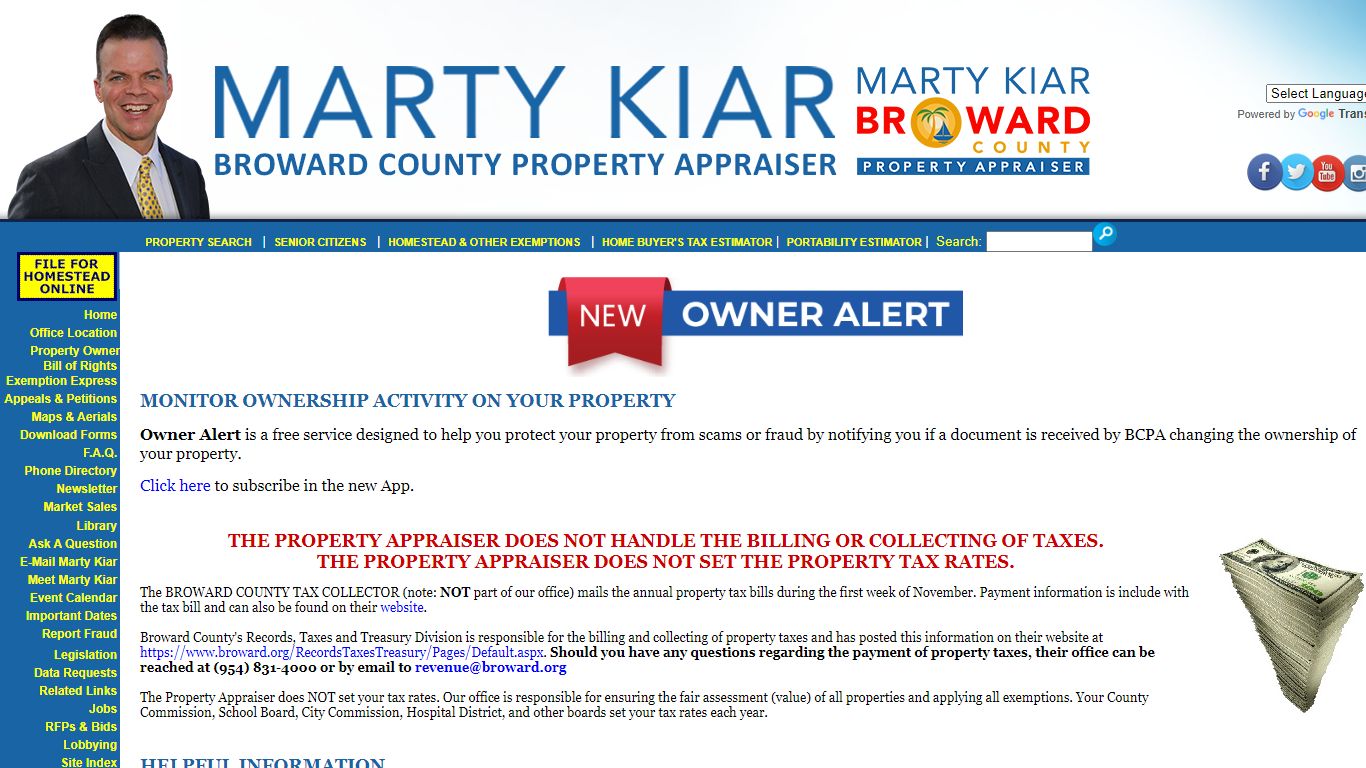 Marty Kiar - Broward County Property Appraiser - BCPA